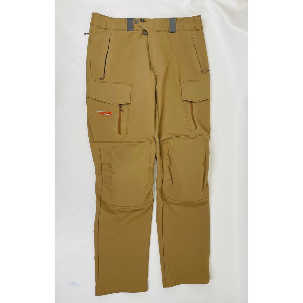 Sitka Gear Mountain Pants Mens 36T Tan Coyote Brown Hunting Hiking Tall Cargo